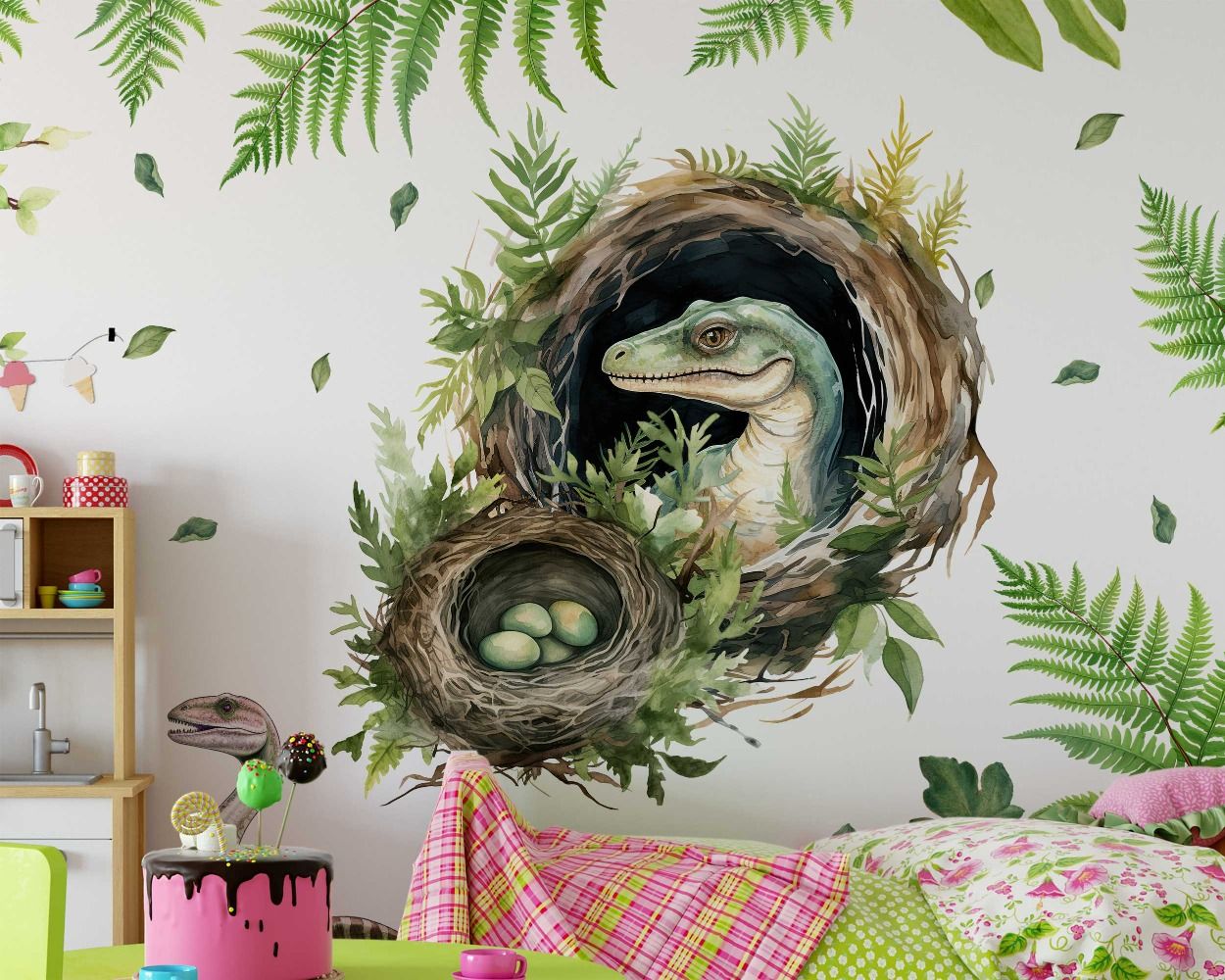 Best Beautiful Jurassic World Theme Dinosaur Wall Stickers For Nursery Decor 