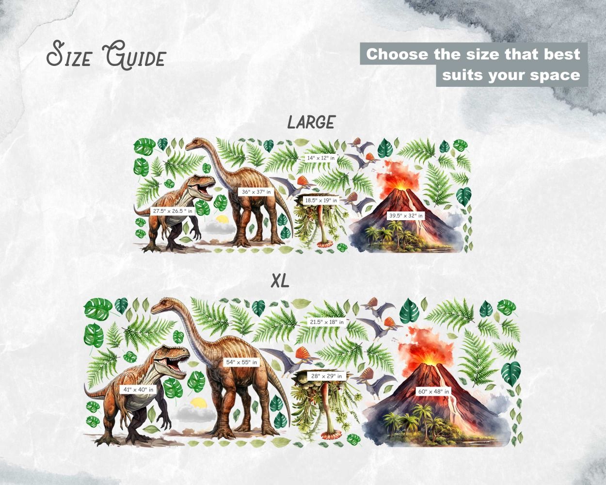 Jurassic World Theme Dinosaur Wall Stickers