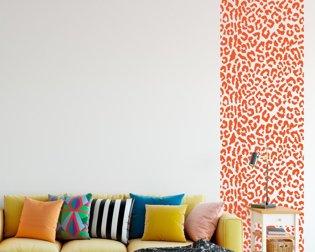 Beautiful Leopard Skin Pattern Wall Stickers