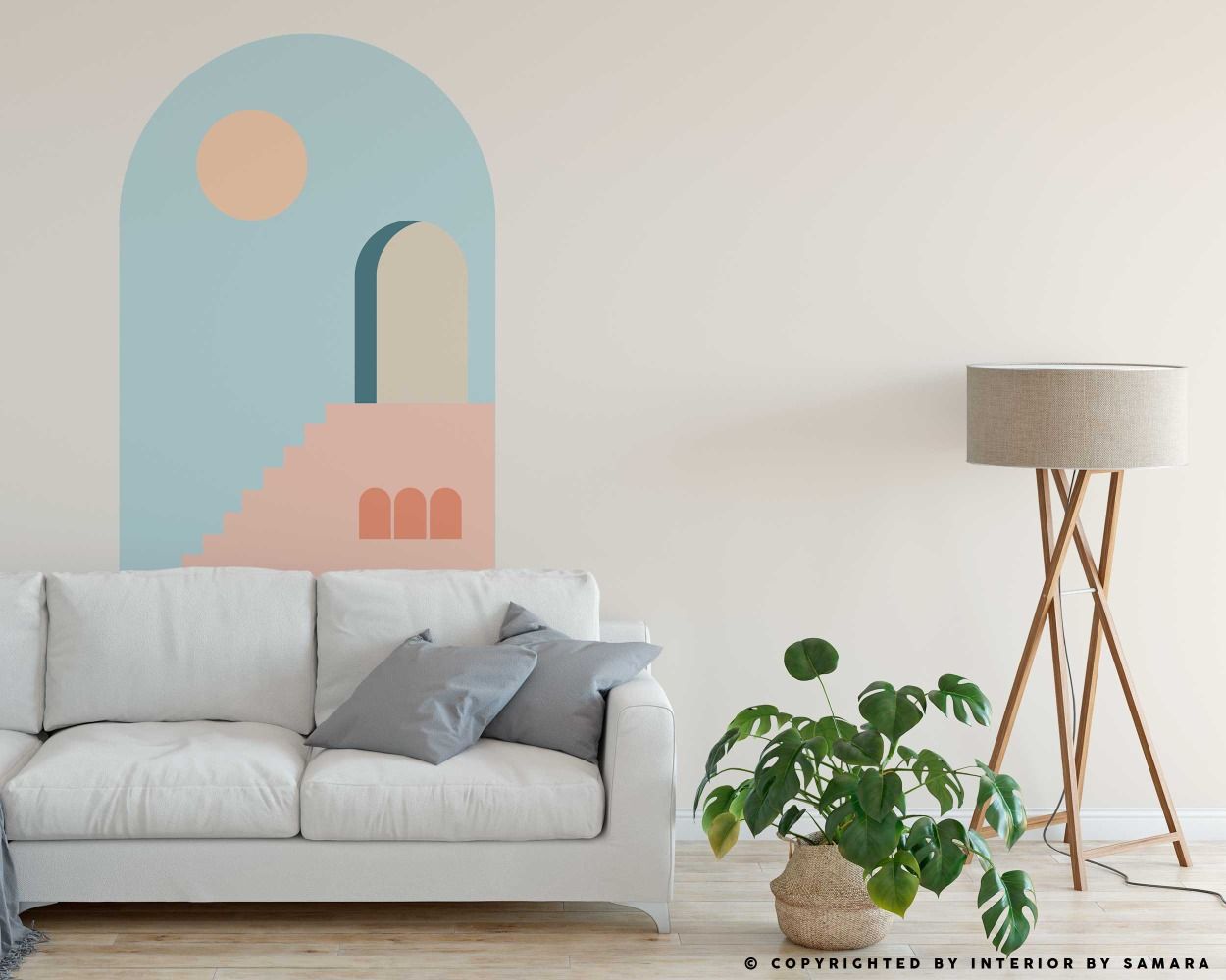 Beautiful Modern Arch Boho Wall Stickers