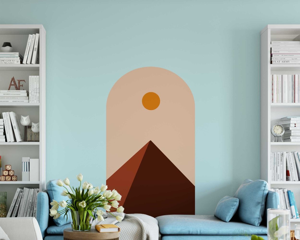 Beautiful Modern Boho Arch Vinyl Wall Stickers For Bedroom Decoration 