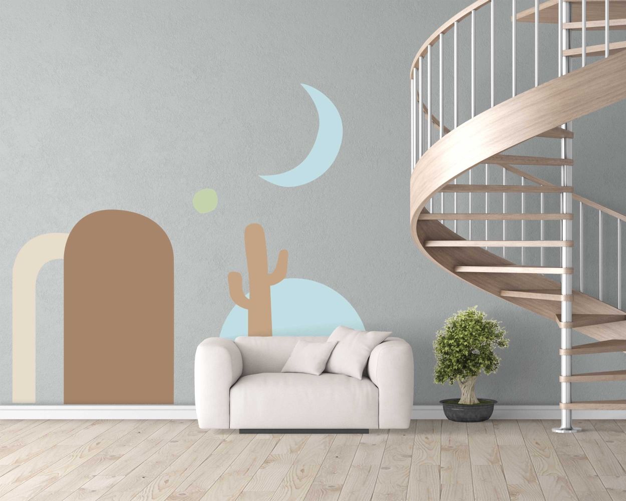Beautiful Modern Boho Wall Decals For Bedroom Headboard Decoration 