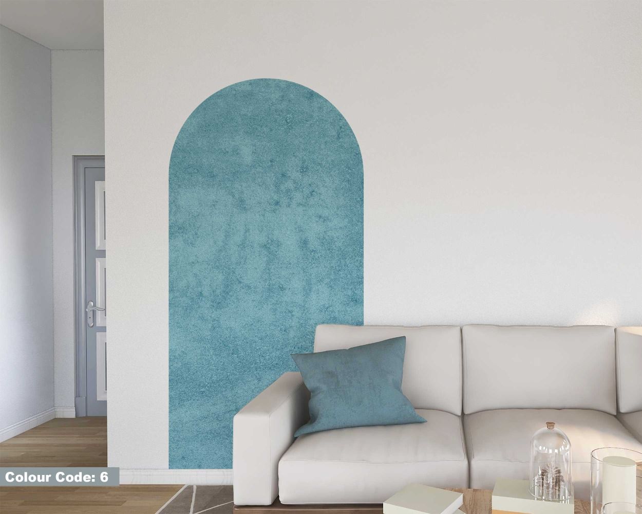 Best Beautiful Simple Boho Texture Arch Wall Decals For Headboard Decor 