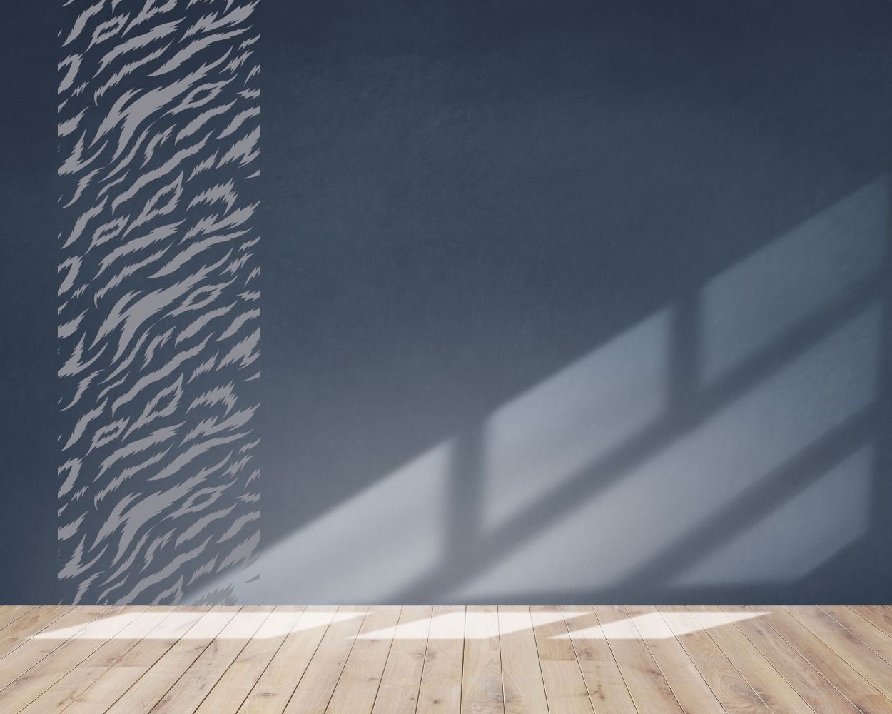 Beautiful Tiger Stripes Seamless Vector Pattern Wall Stickers