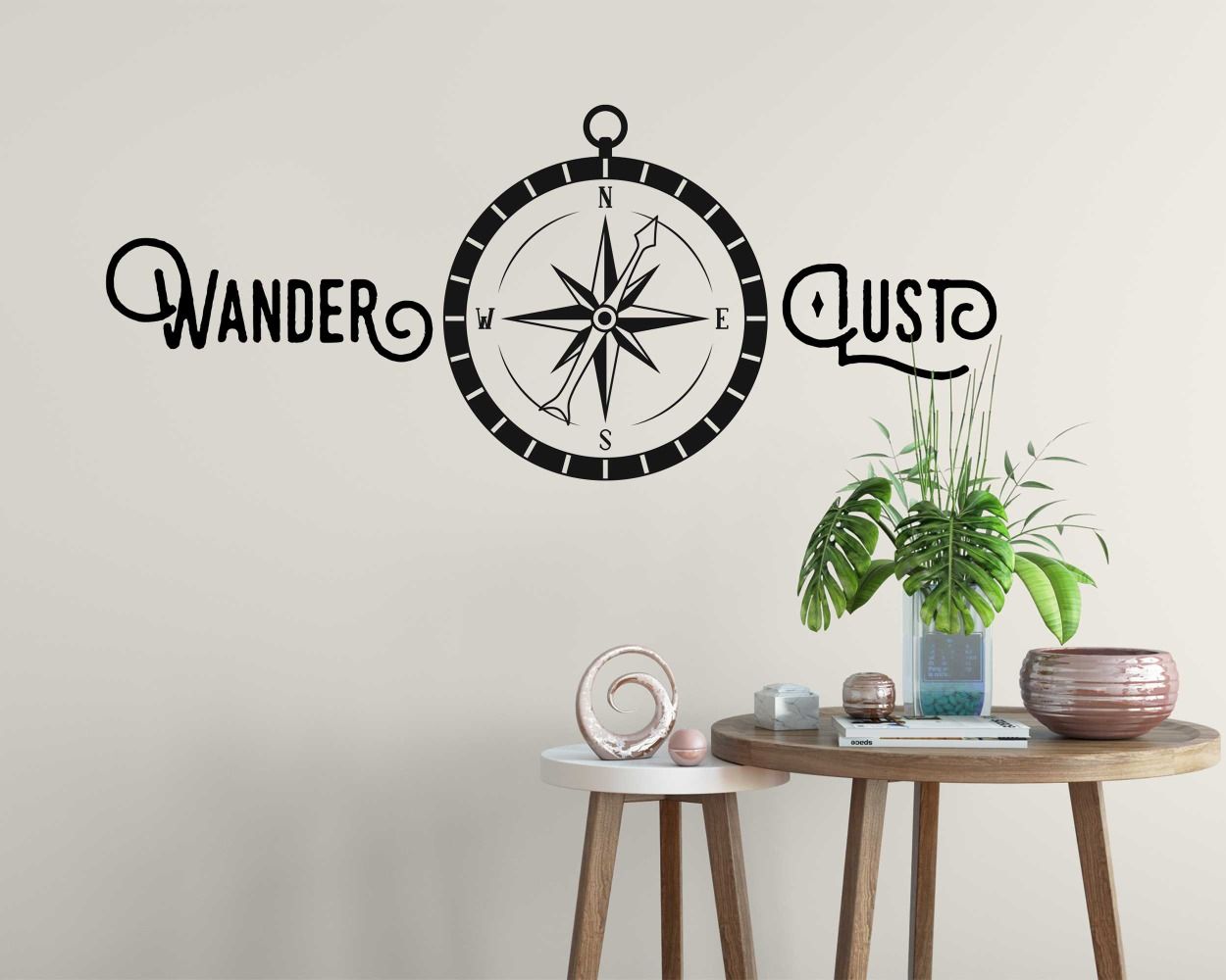 Beautiful Wanderlust Motivational Decals For Room Wall Decoration