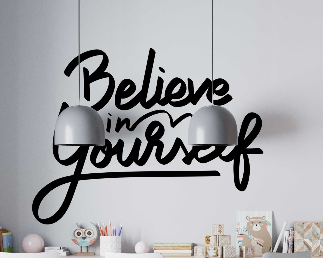Believe in Yourself Motivational Quote Decal For Daily Motivation