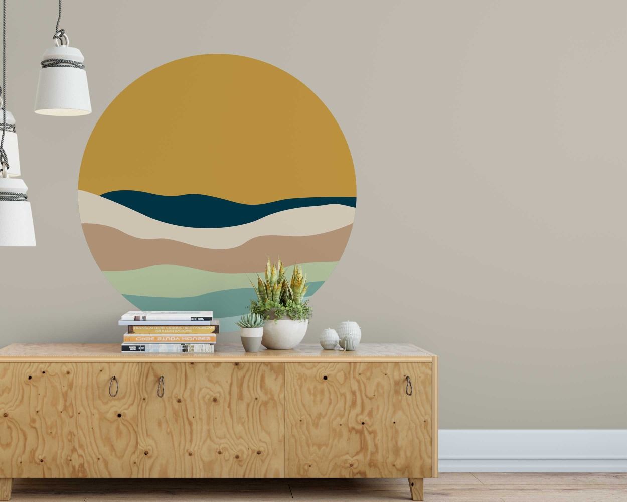 Best Abstract Circle Shape Boho Wall Decals