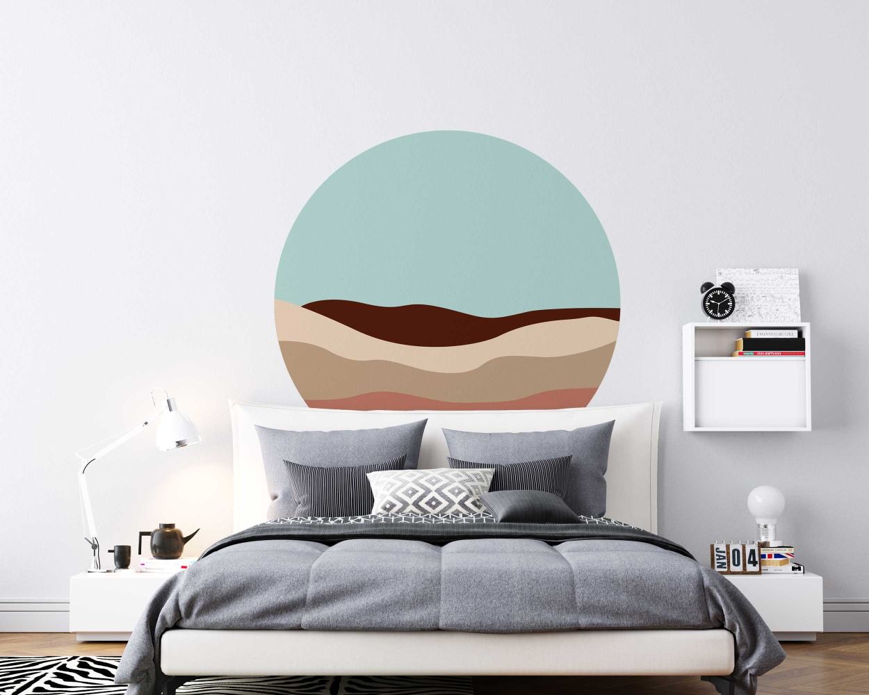 Best Abstract Circle Shape Boho Wall Stickers