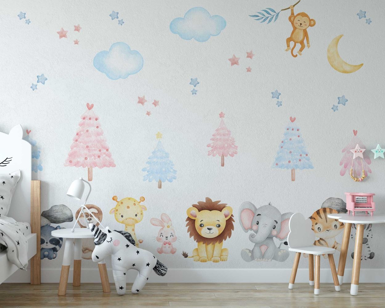 Best And Cute Animals Wall Stickers For Nursery Wall Decoration