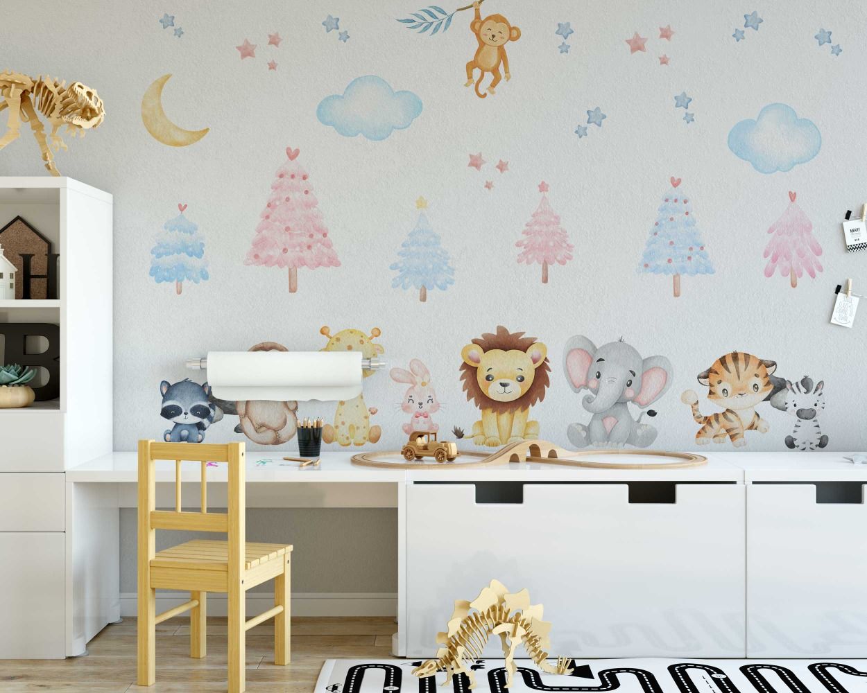 Best And Cute Animals Wall Stickers For Nursery Wall Decor