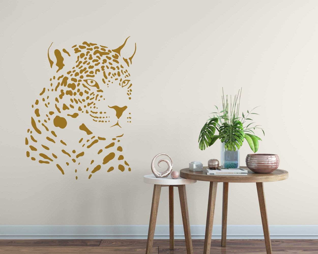 Best Animal Cheetah Face Wall Decals For Nursery Decoration