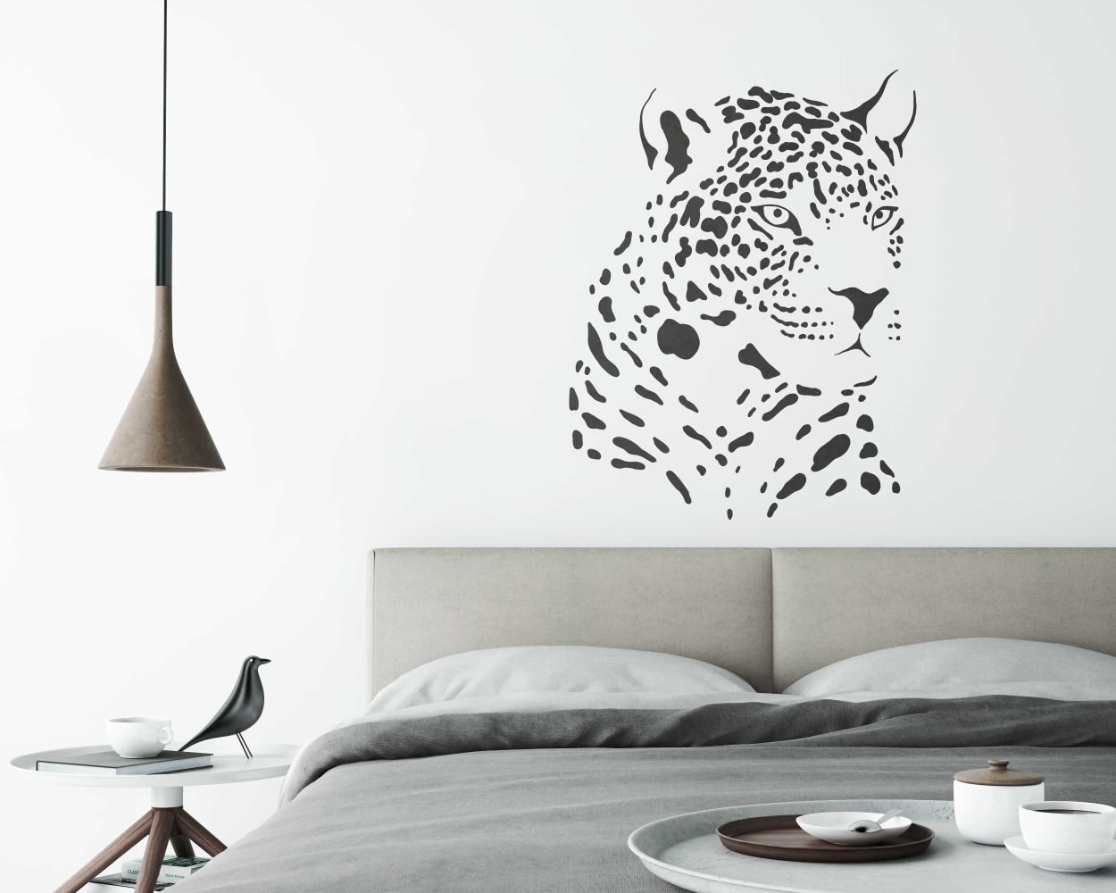 Best Animal Cheetah Face Wall Decals