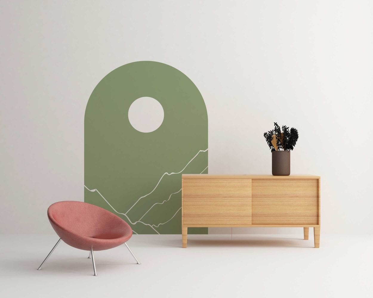 Best Beautiful Arch Boho Wall Stickers For Interior Decoration 