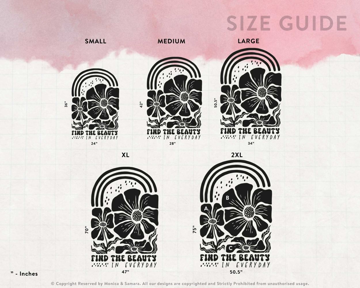 Beautiful Arch Shape Floral Wall Decals