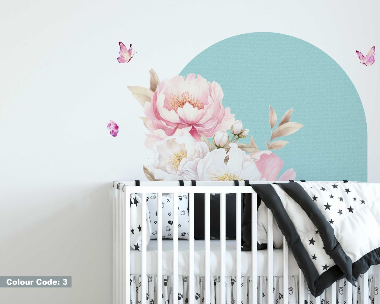 Best Beautiful Floral Arch Wall Decals For Bedroom Decor 