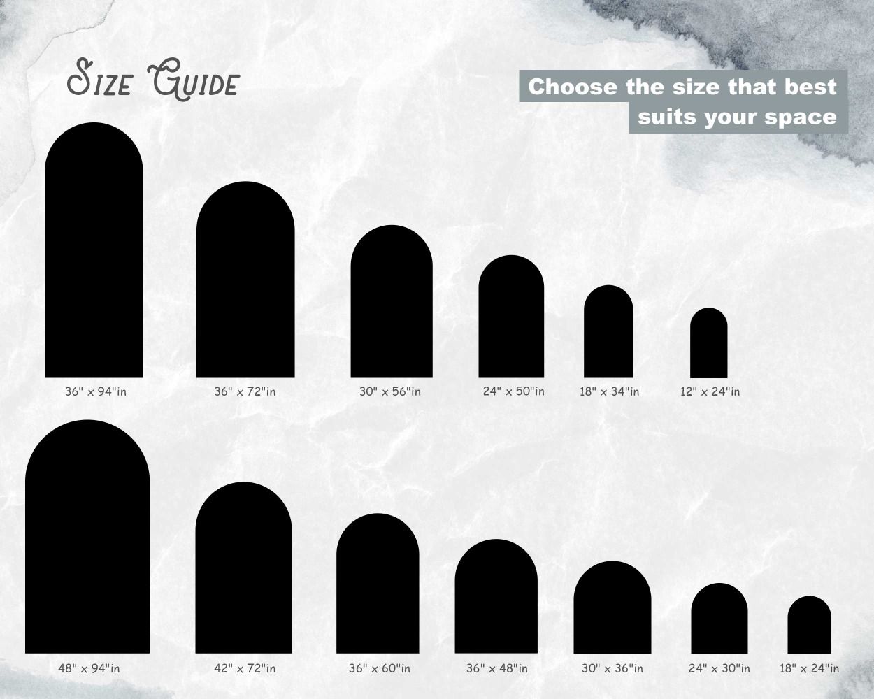 arch wall decals
