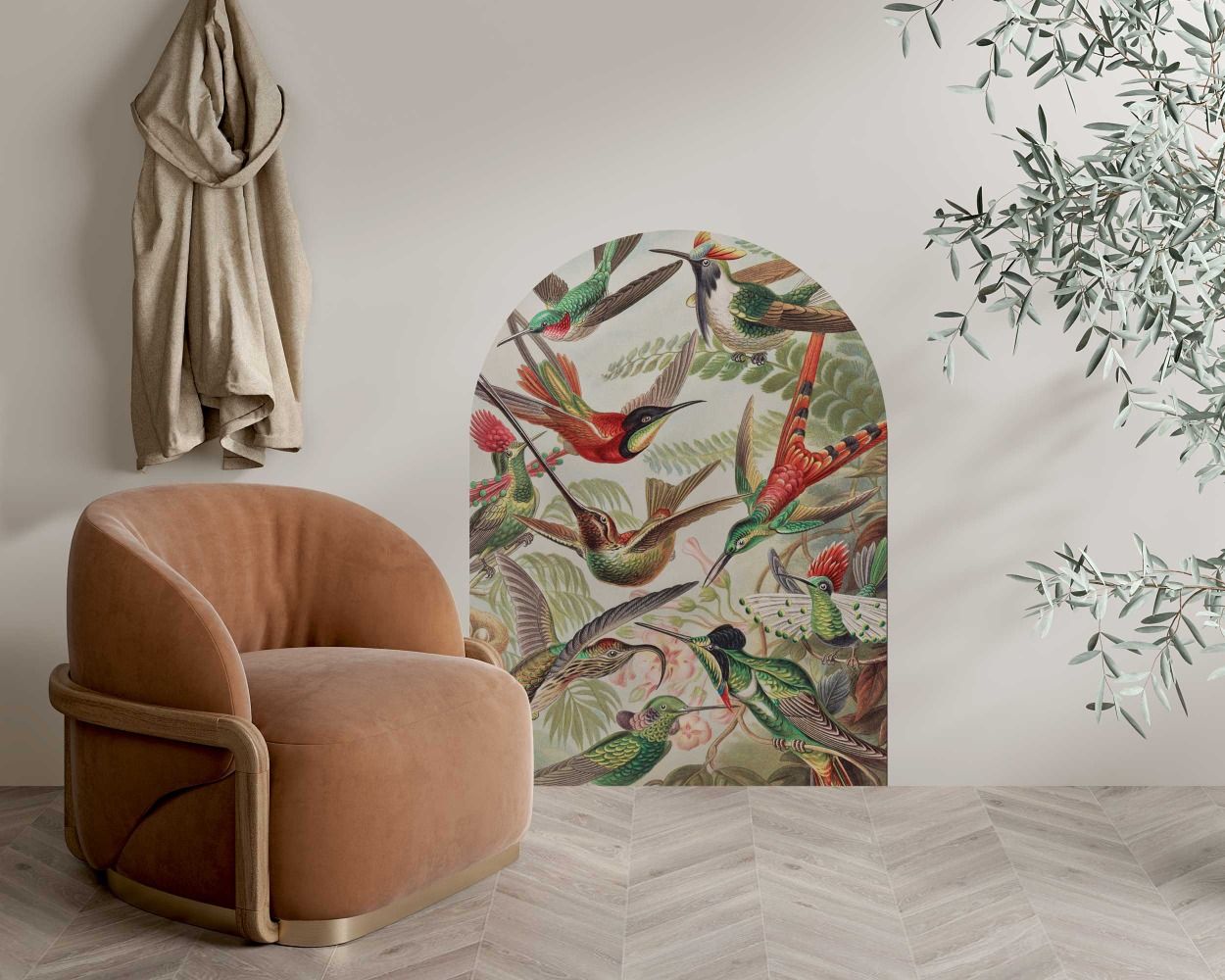 Best Beautiful Hummingbird Gathering Wall Decals for headboard decor