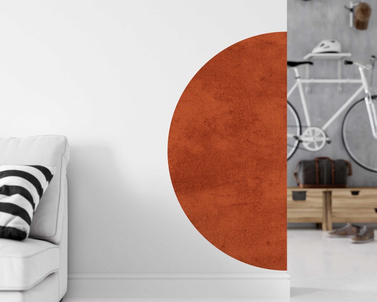 Best Beautiful Boho Texture Half Circle Vinyl Wall Decals