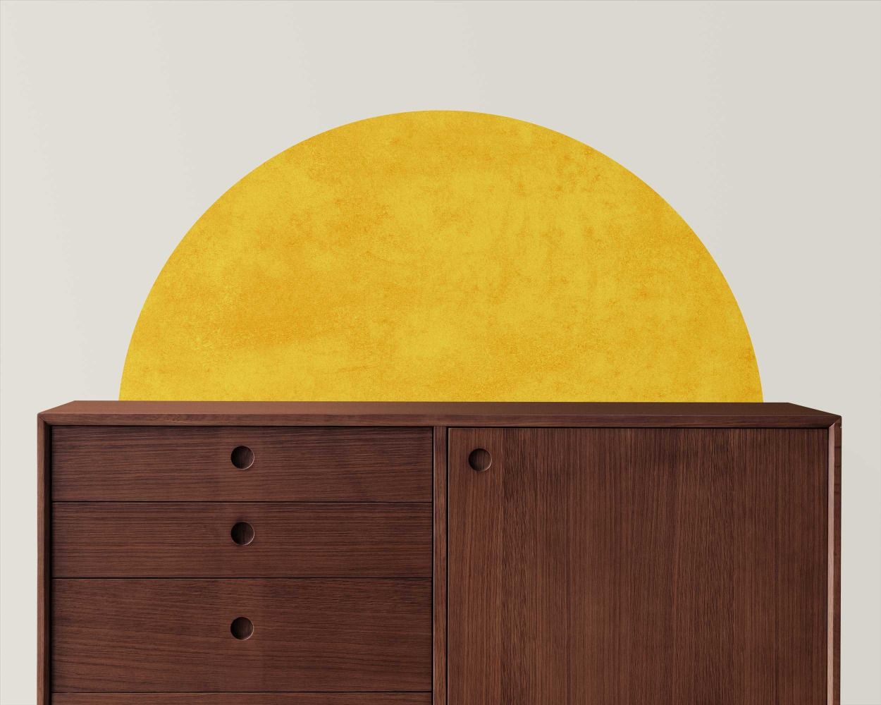 Best Beautiful Boho Texture Half Circle Vinyl Wall Stickers