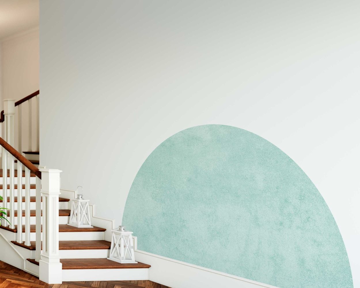 Boho Texture Half Circle Vinyl Wall Decals