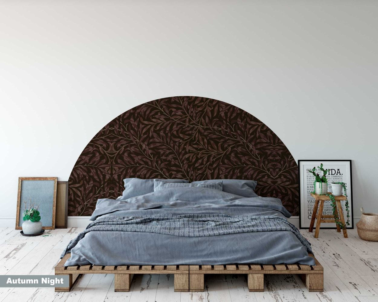 Best Beautiful Boho Willow Half Circle Vinyl Wall Stickers