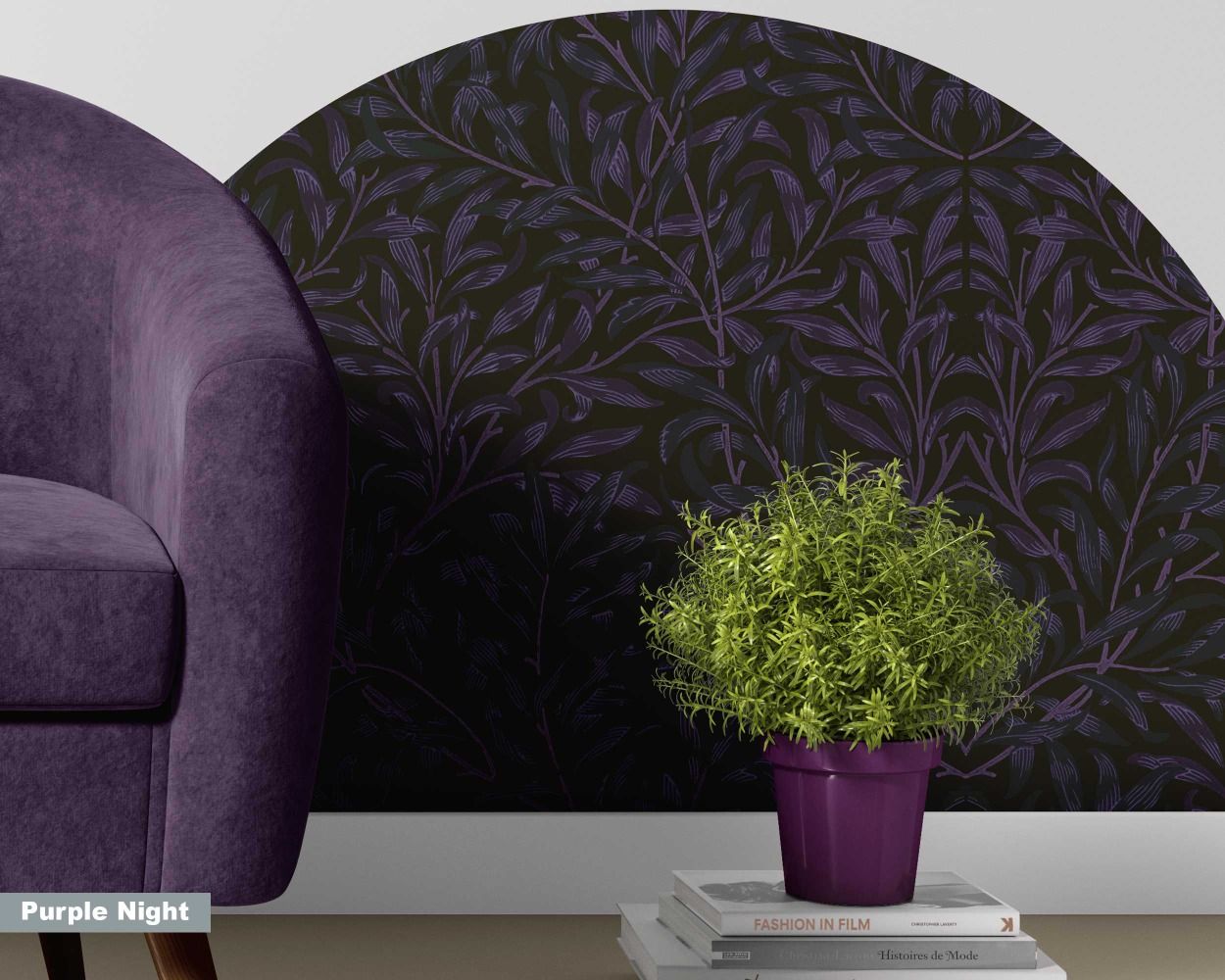 Beautiful Boho Willow Half Circle Vinyl Wall Stickers