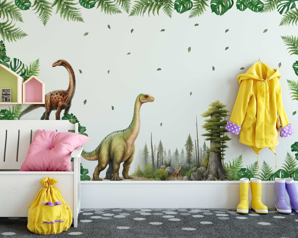 Beautiful Jurassic Park Dinosaur Vinyl Wall Decals