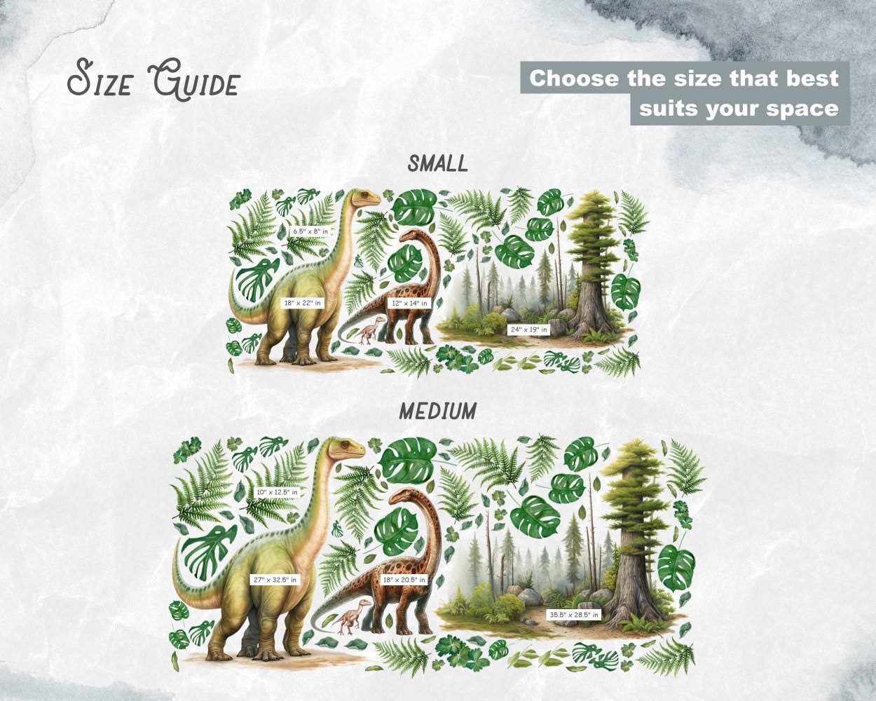 Beautiful Jurassic Park Dinosaur Wall Decals