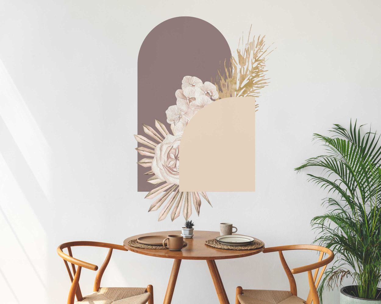 Best Beautiful Floral Arch Vinyl Wall Decals