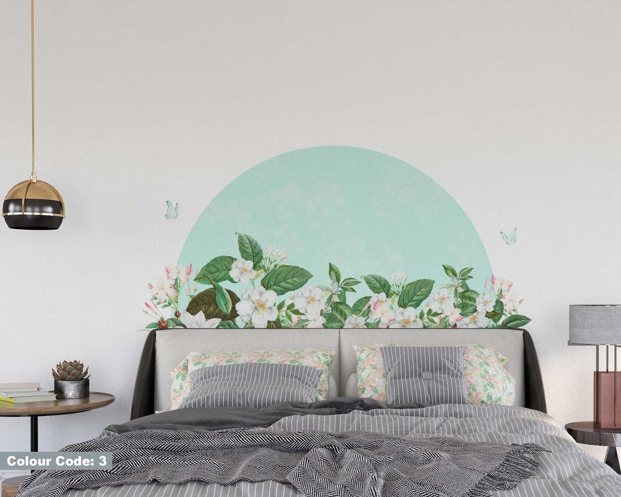 Best Beautiful Floral Arch Wall Decals