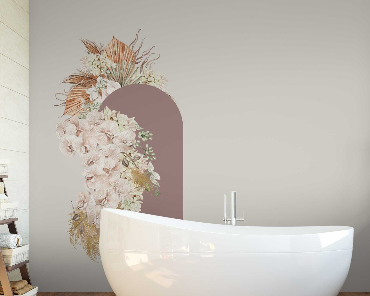 Best Beautiful Floral Vinyl Wall Decals For Bedroom Decoration 