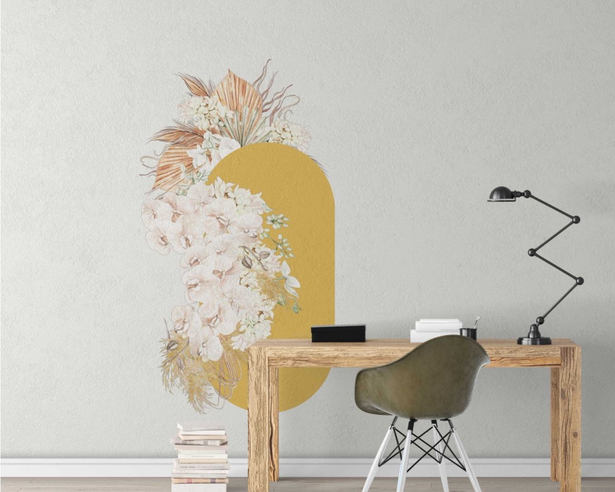 Beautiful Floral Vinyl Wall Stickers