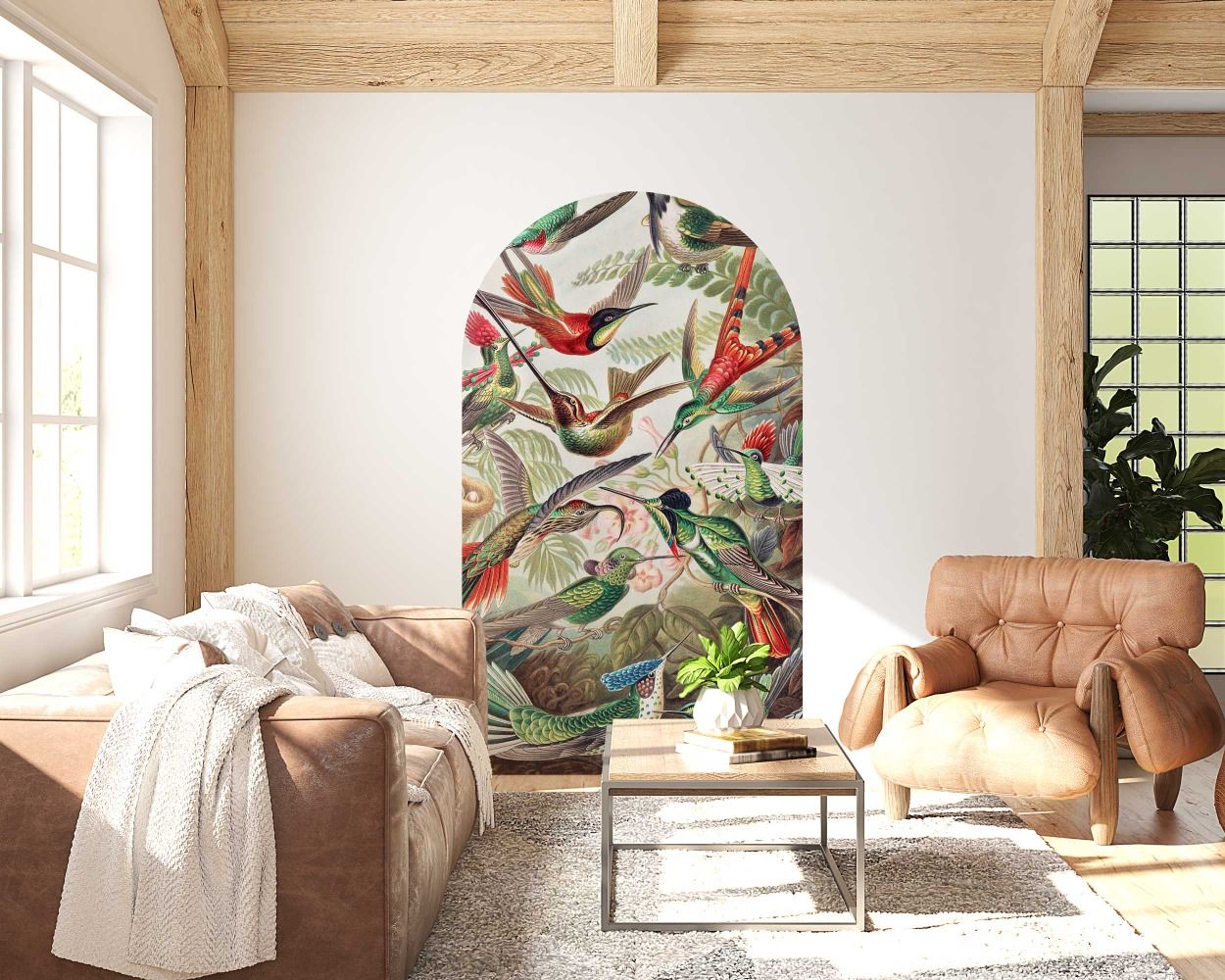 Best Beautiful Hummingbird Gathering Wall Decals