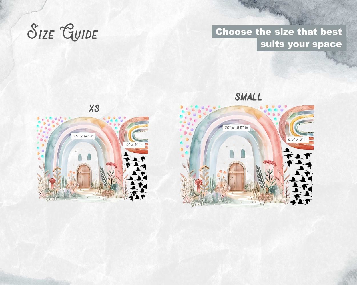 Best Beautiful Rainbow Wall Decals