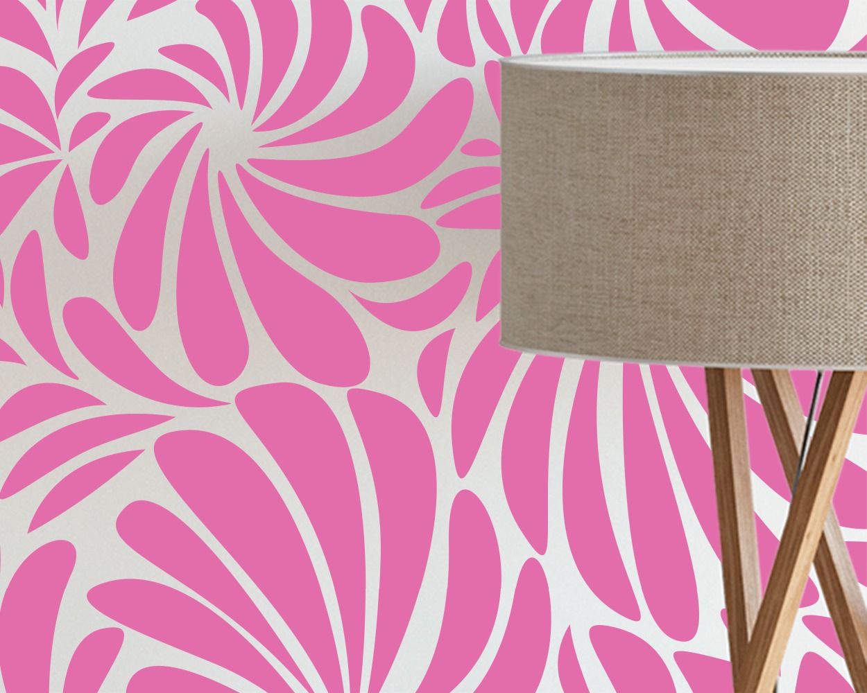 Beautiful Romantic Floral Pattern Wall Stickers For Home Decoration 