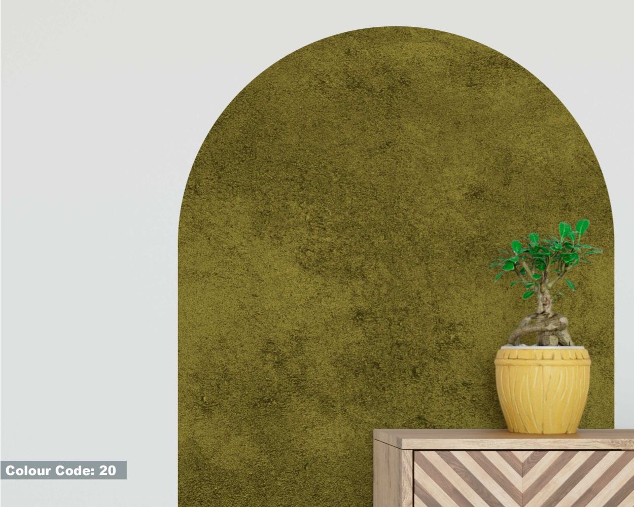 Beautiful Simple Boho Texture Arch Wall Stickers
