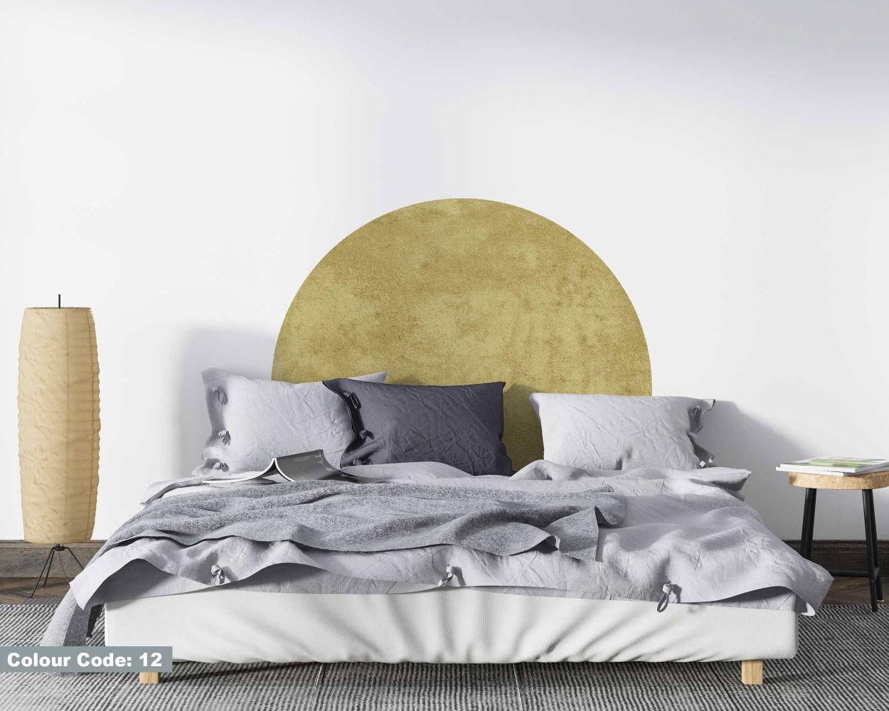 Best Beautiful Simple Boho Texture Arch Wall Stickers