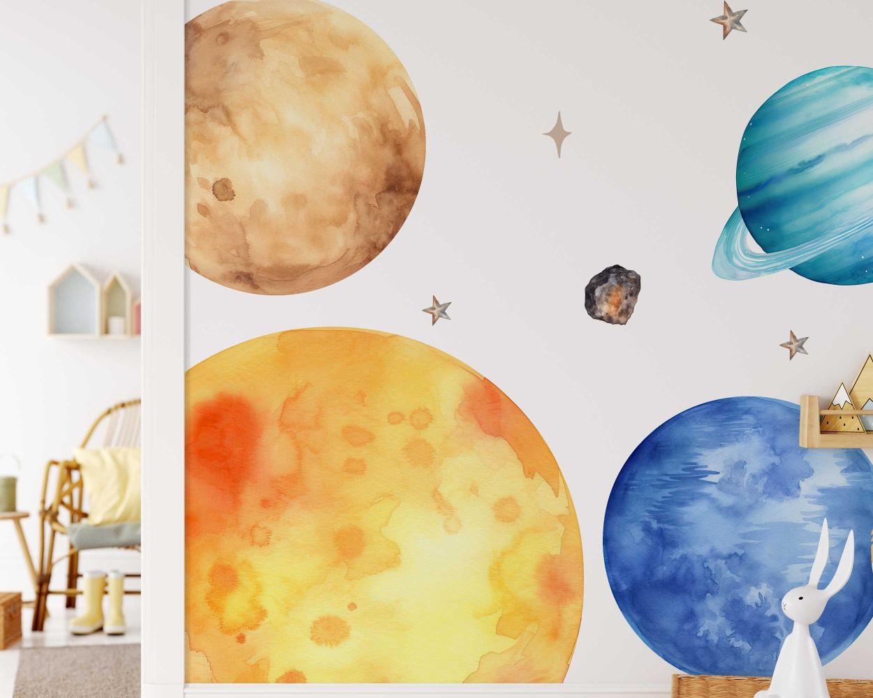 Best Beautiful Space Wall Decals for Kids Room Decor