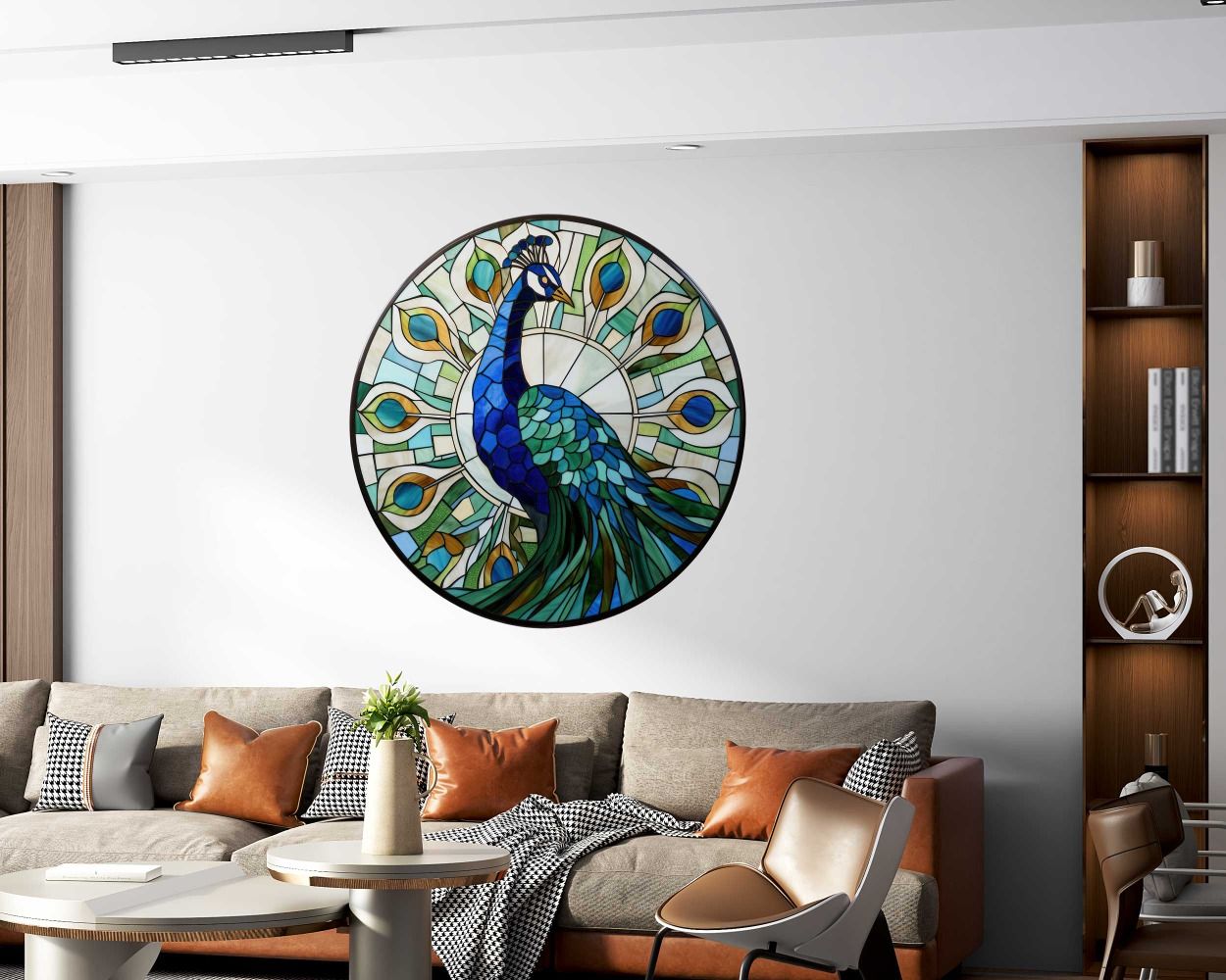 Best Beautiful Peacock Wall Sticker