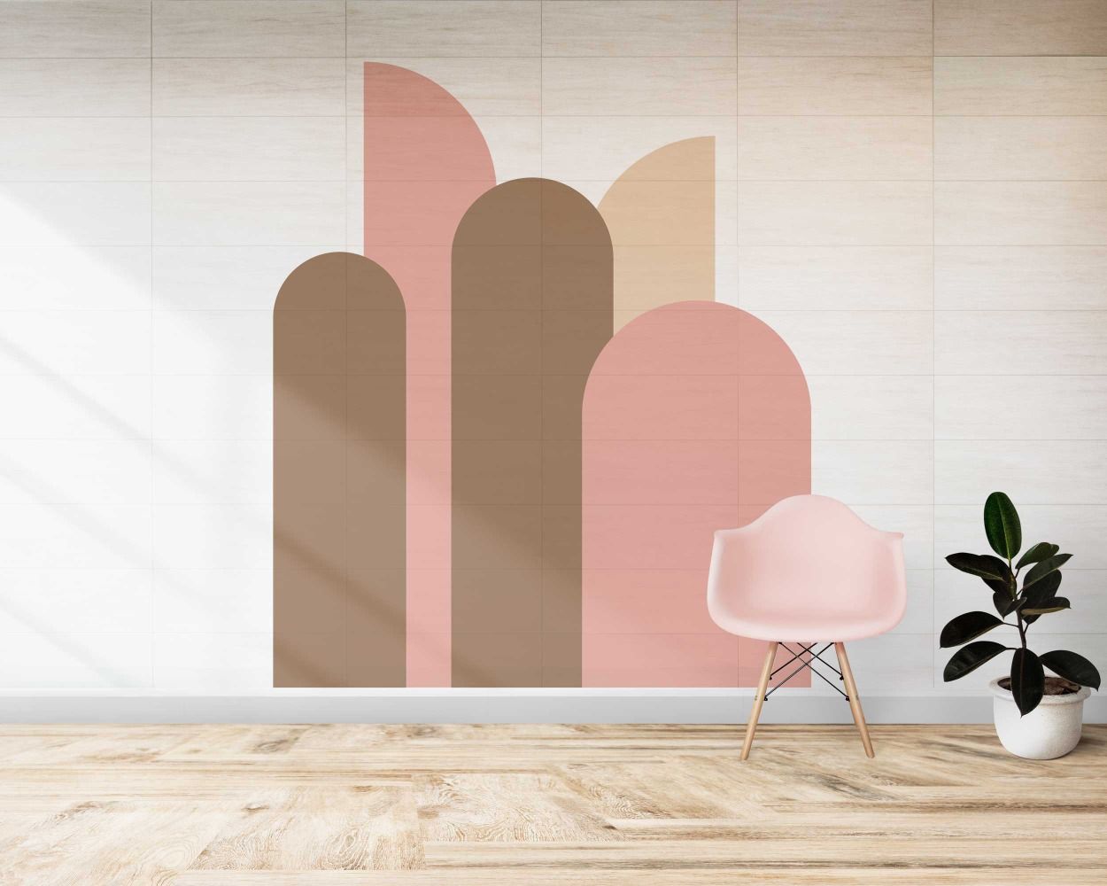 Best Boho Abstract Arch Shapes Wall Decals For Bedroom Decoration 