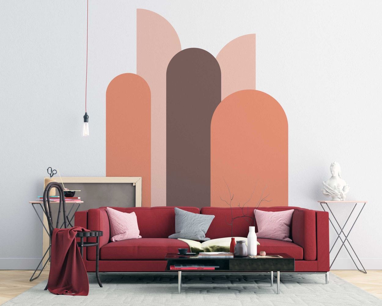 Best Boho Abstract Arch Shapes Wall Stickers