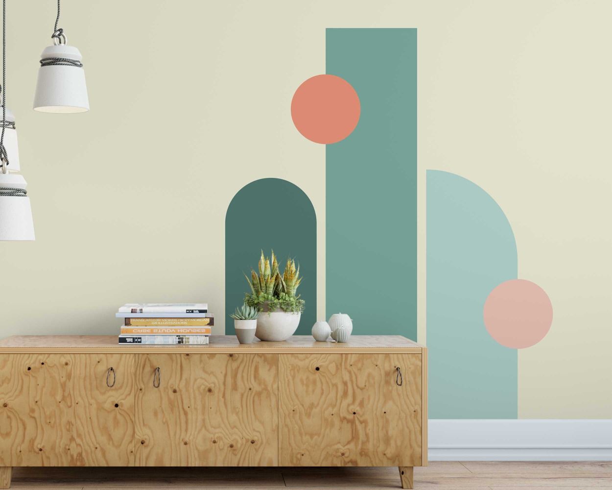 Best Boho Abstract Shape Wall Stickers For Bedroom Headboard Decoration 