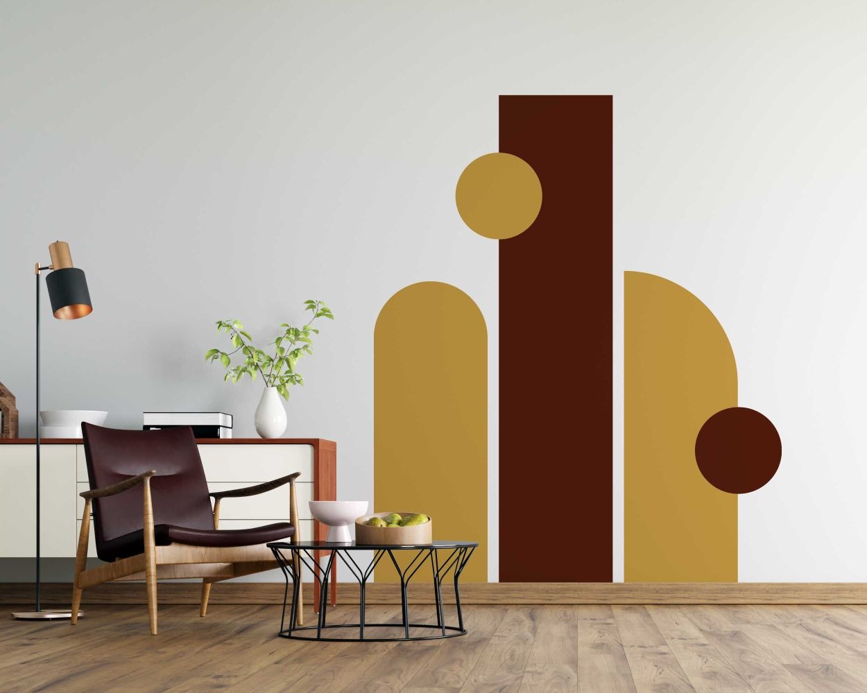 Best Boho Abstract Shape Wall Stickers