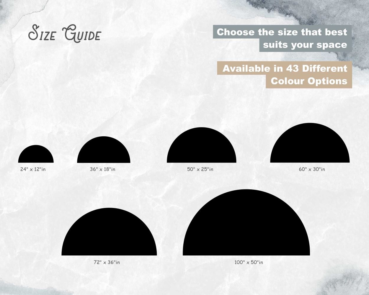 Boho Half Circle Wall Decals