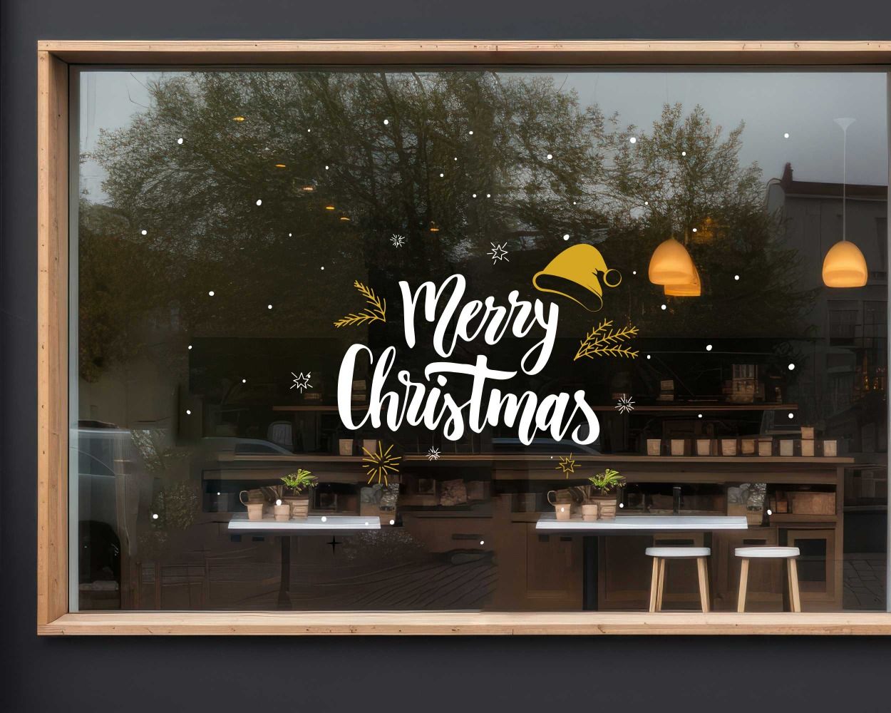 Best Celebrate Merry Christmas Glass Window Decorative Decals