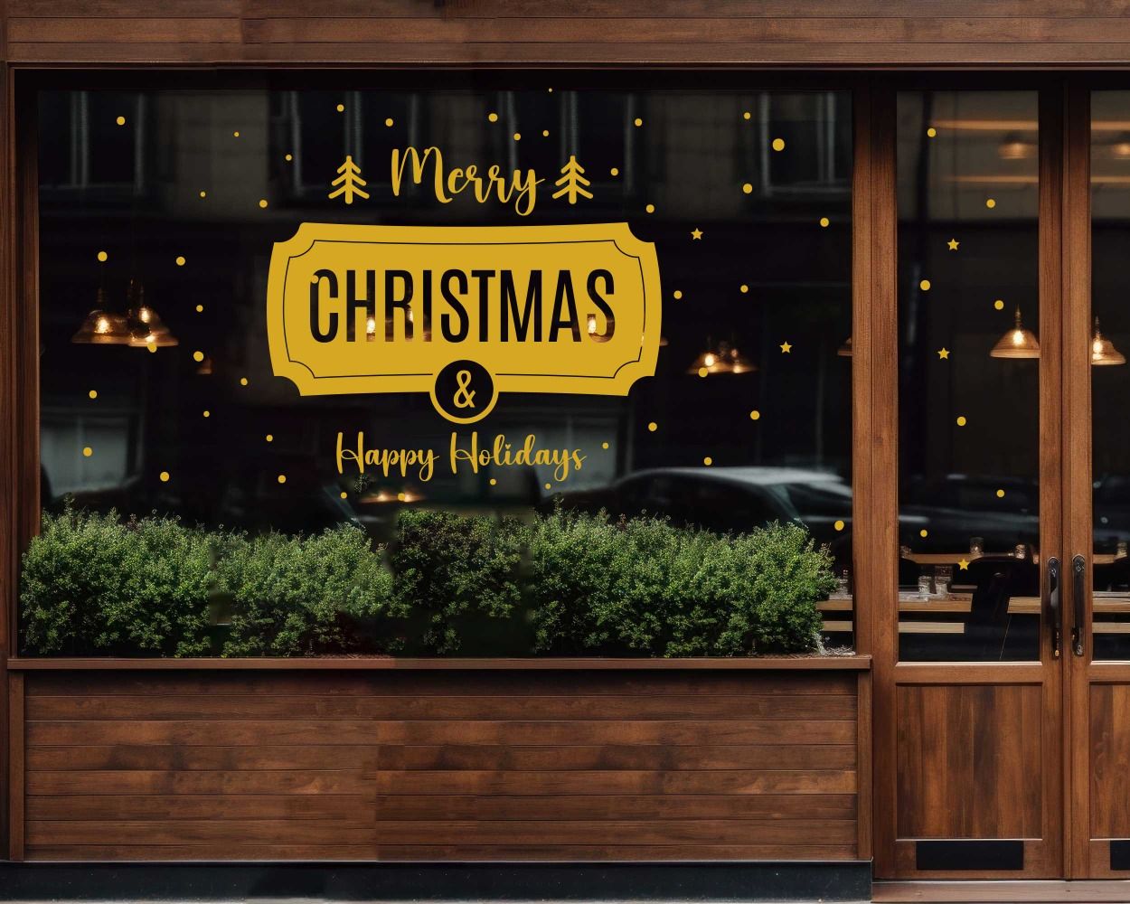 Best Celebrating Merry Christmas and Happy Holidays Stickers For Glass Window Door Decoration