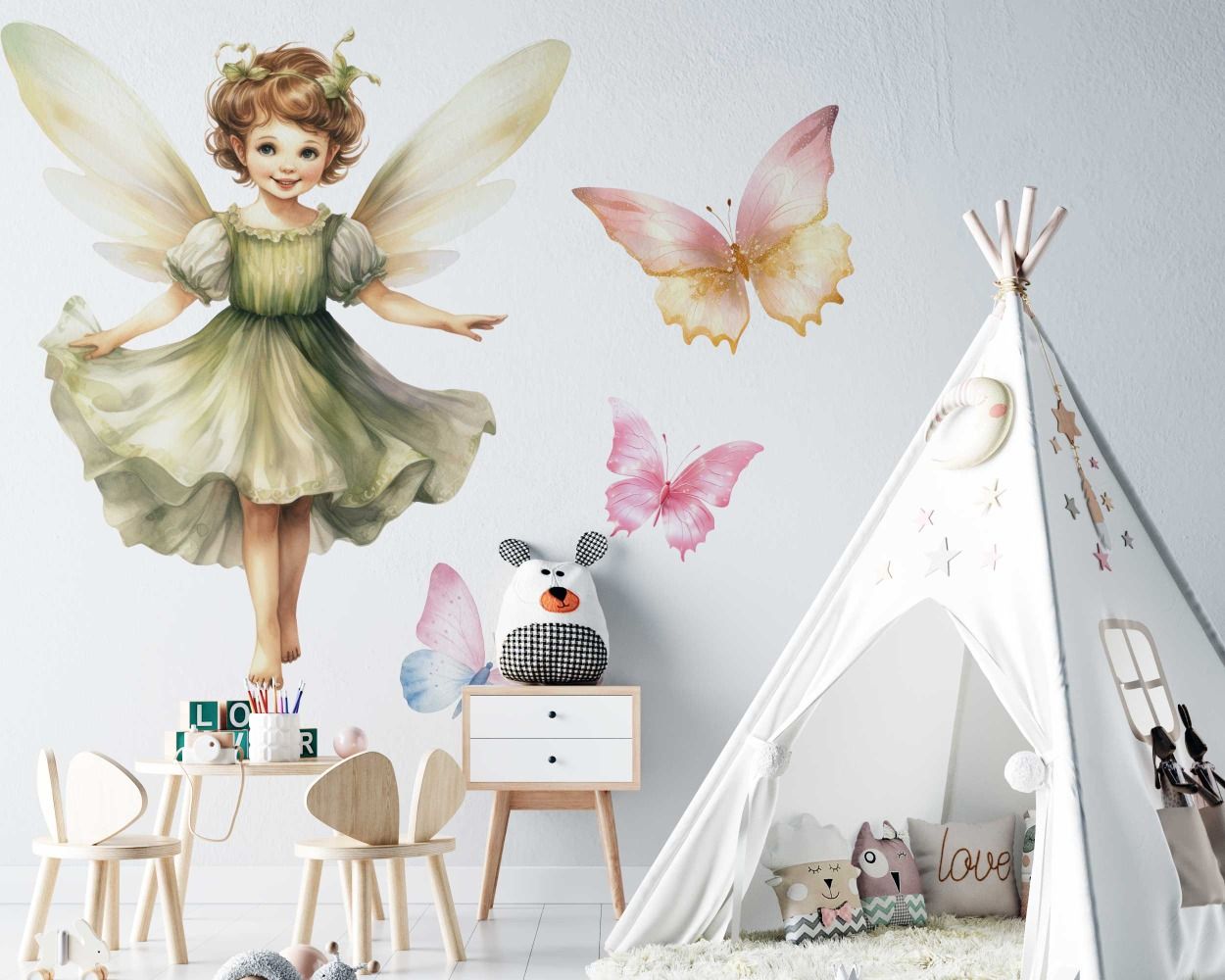 Beautiful Fairy Tales Nursery Wall Stickers