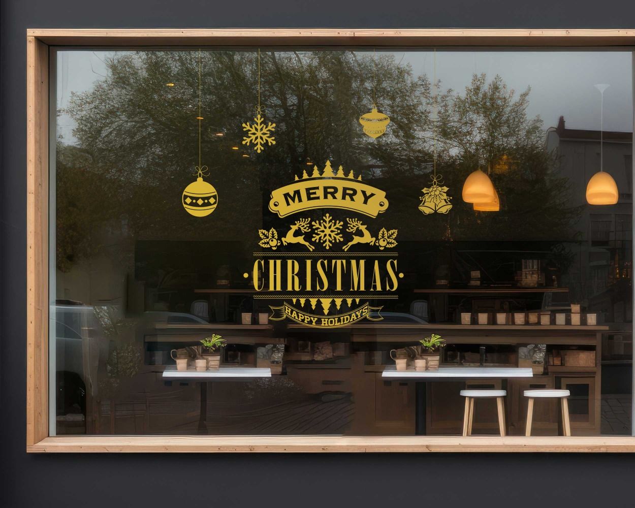 Best Merry Christmas Glass Vinyl Decals For Window Decoration