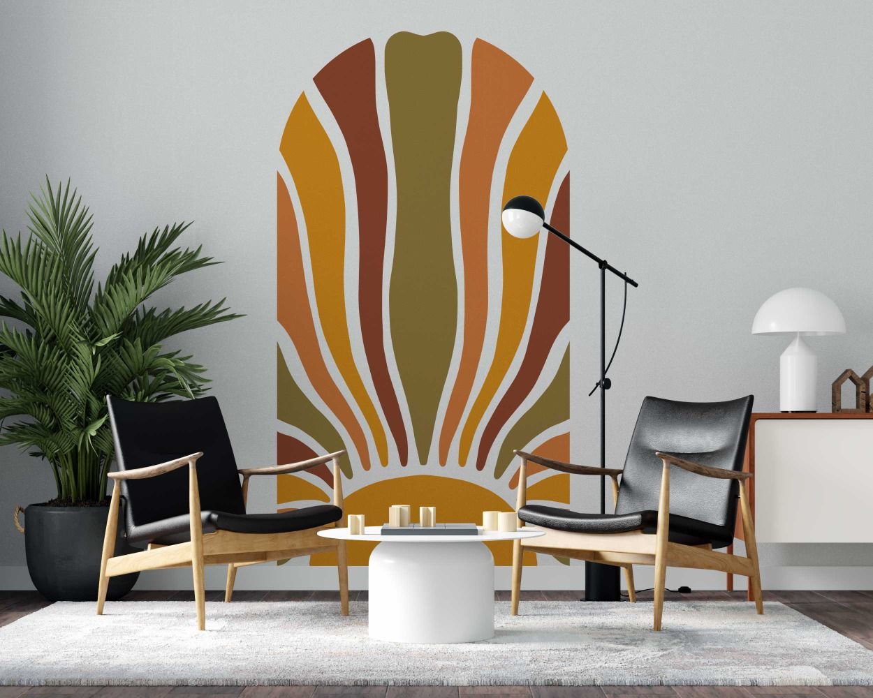 Best Colorful Arch Boho Wall Stickers