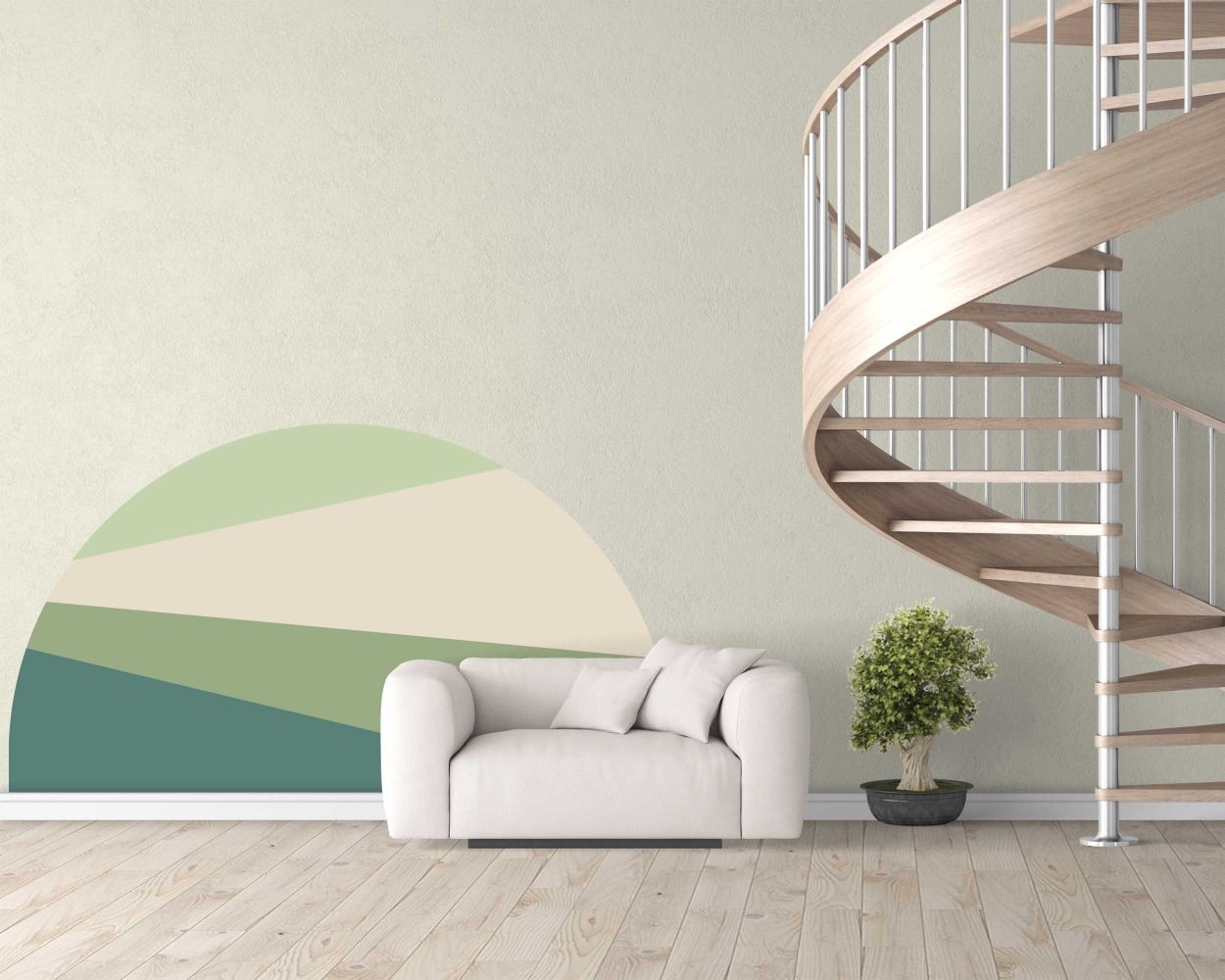 Best Half Arch Shape Wall Decals